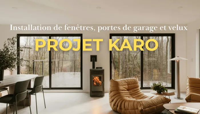 Installation de fenêtres, portes de garage et velux