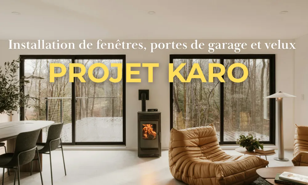 Installation de fenêtres, portes de garage et velux