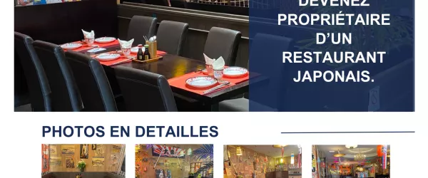 Restaurant Japonais à vendre