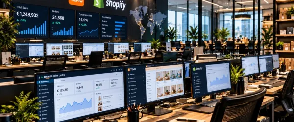 E-COMMERCE Clef en main - Store Amazon EU 100% FBA { 44% MARGE PRODUITS }  - 11 STORES ECOMMERCE + SHOPIFY + TEMU